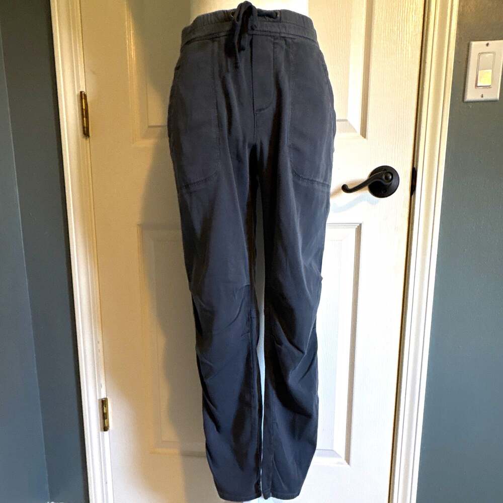James Perse WKL1730 Women’s Gray Drawstring Jogger Pants Pockets Stretch 3